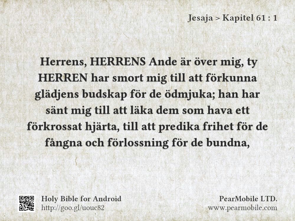 Jesaja, Kapitel 61:1